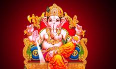 Ganesha: Indian deity with the head of an elephant