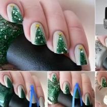 Manicure using tape: video tutorials and photos, step-by-step guide