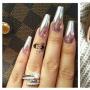 Mirror manicure with gel polish: 5 methods, 50 designs