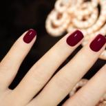 Marsala manicure: the bewitching color of your nails