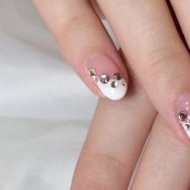 The best shellac ideas with rhinestones
